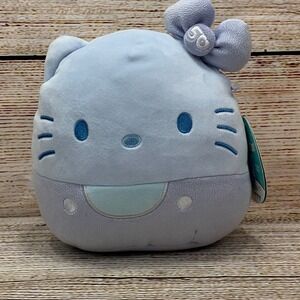 Squishmallows Hello Kitty 50th Anniversary 🆕 NEW Plush Blue Bow Sanrio Jazwares